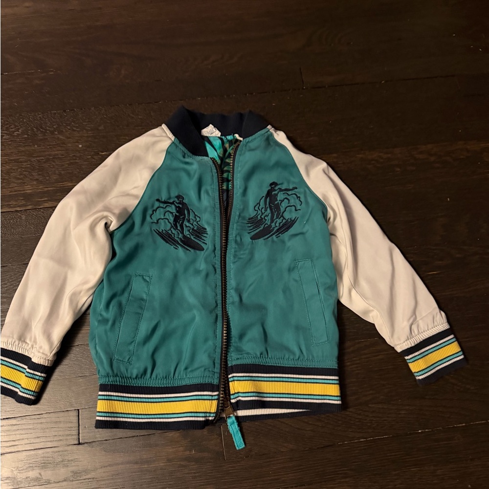 OshKosh B'gosh Green and Black Hawaii Jacket